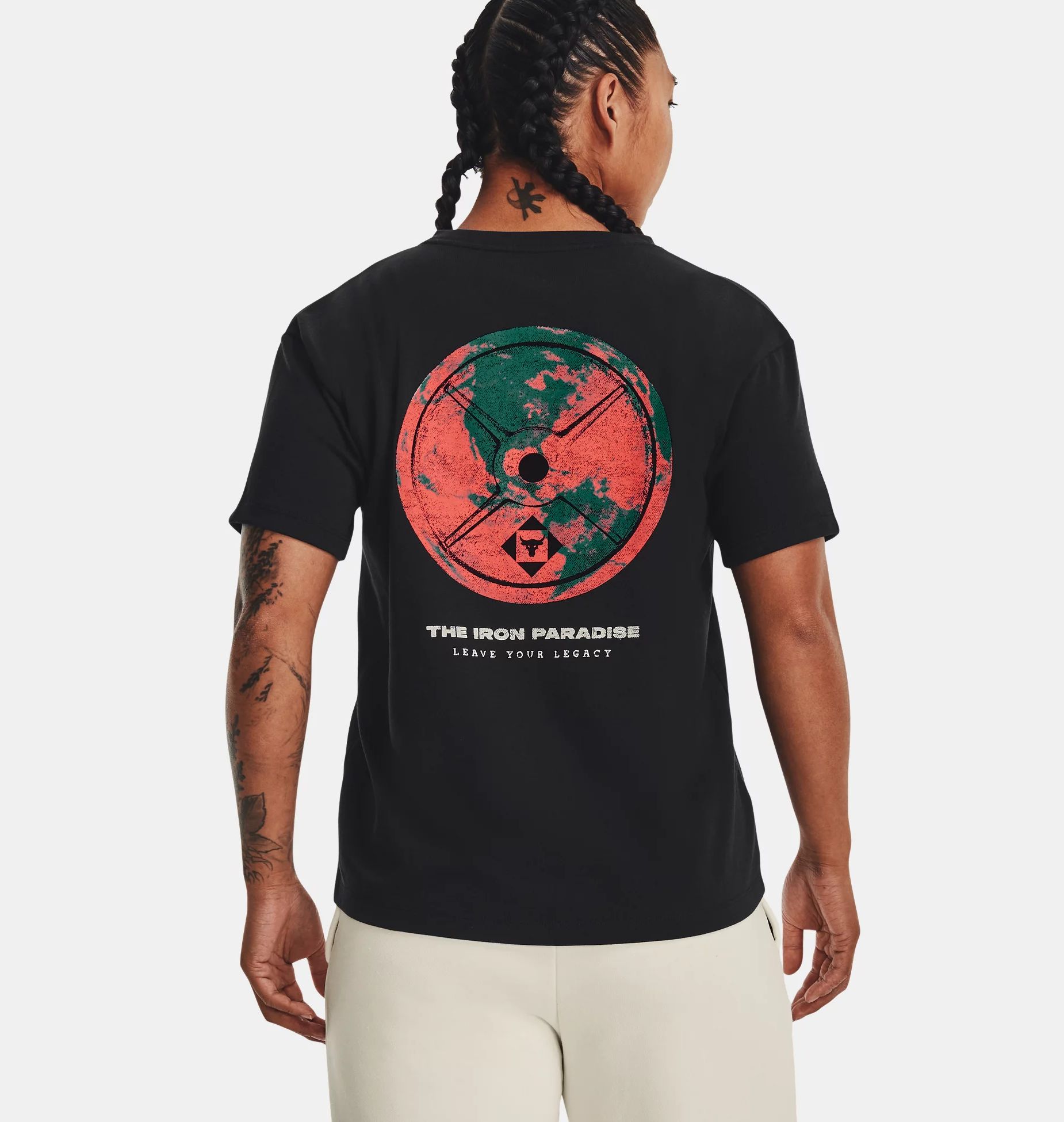 T-Shirts & Polo -  under armour Project Rock Globe Short Sleeve